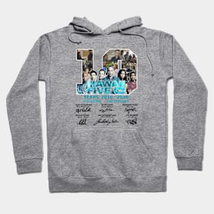 Hawaii Five O 10 Years 2010 2020 Signatures 2 Hoodie